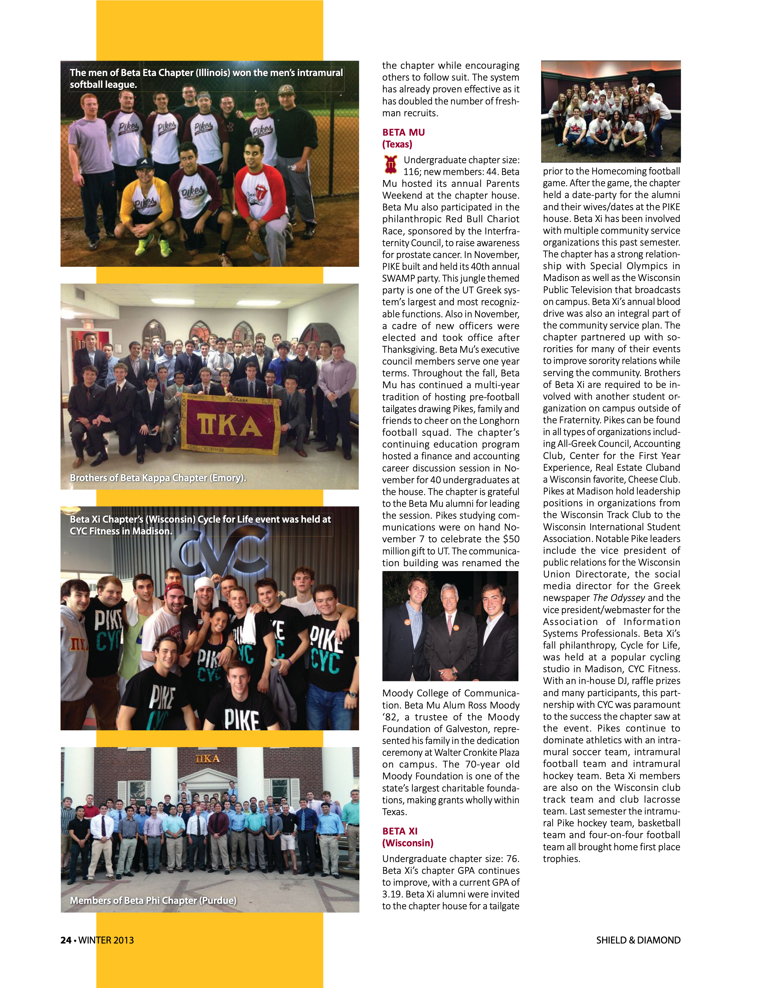 Chapter Notes, Continued 2, Winter 2013